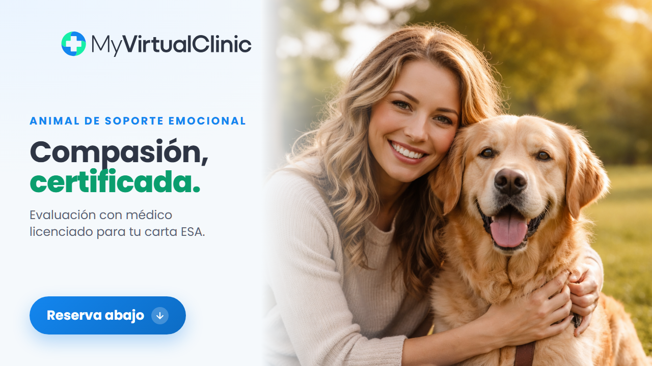 Carta de Animal de Soporte Emocional (ESA)