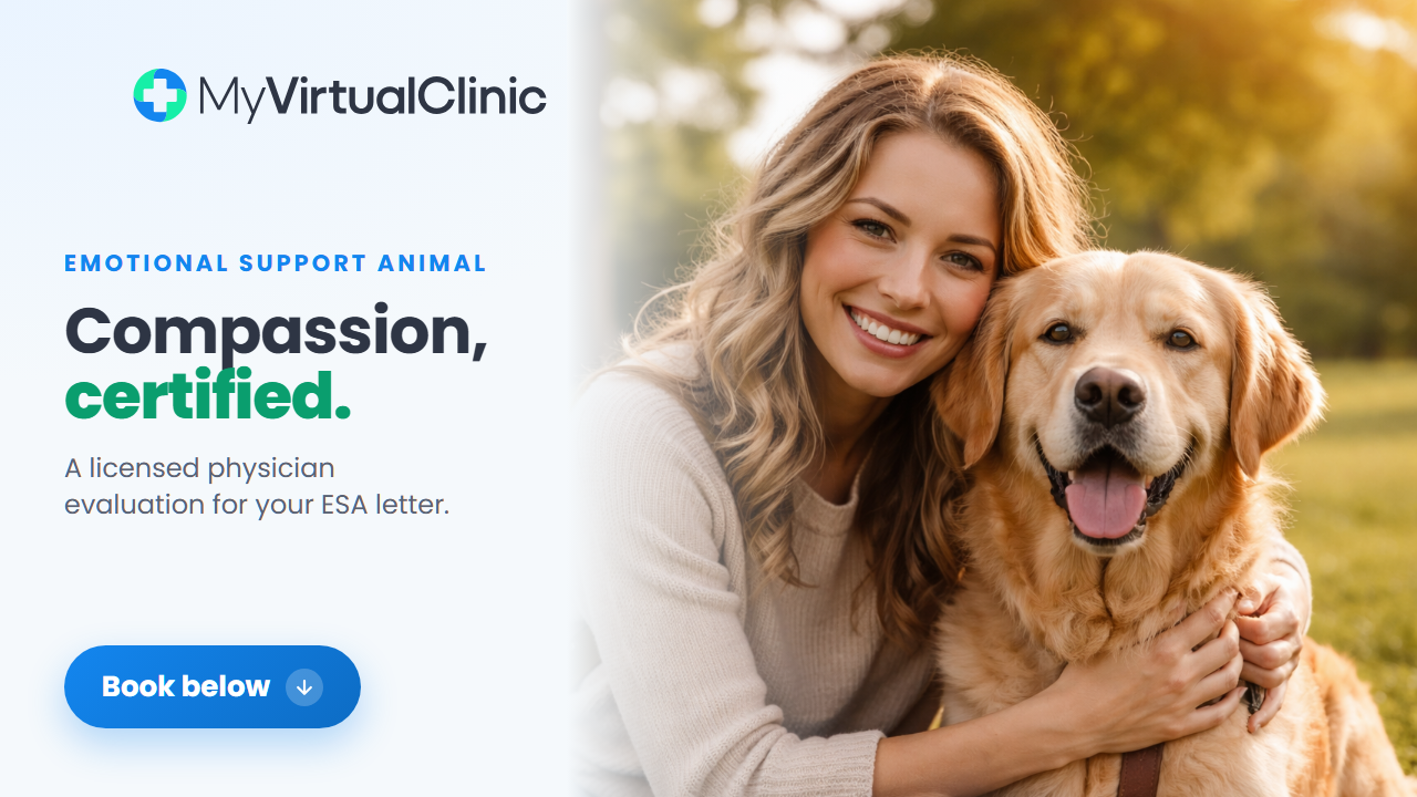 Emotional Support Animal (ESA) letter