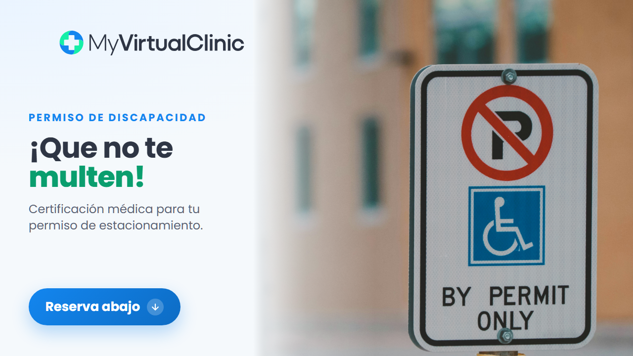 Permiso de estacionamiento para discapacidad